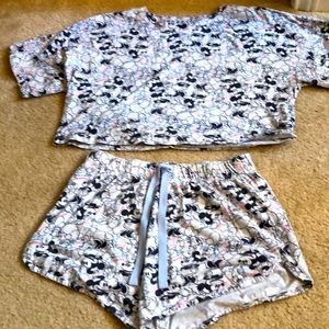DISNEY - Pajama Set - Size Small 6/8